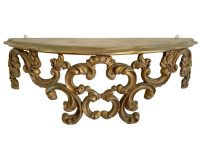 Vintage Italian Shelf Florentine Style Florence Black Plastic Ornately Decorated Small Wall Hanging Plinth Display Stand c1980-90's / EVE