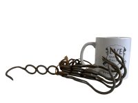 Alternative view of Vintage French Metal Wall Rail Hanging Kitchen Hook Hooks Hanger Display Tools Butcher Game Commercial circa 1940-50's / EVE