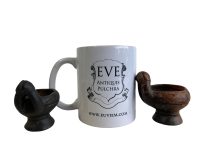 Alternative view of Vintage African Burnt Pottery Bowls Bowl Pair Cup Dish Catch-All Table Centrepiece Decorative Decor Africa c1920-40's / EVE