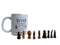 Alternative view of Vintage French African Tiny Bisque Bust Ornament Depicting Ornaments Collection Decor Intricate Tribal Art Collector Masks c1980-90's / EVE