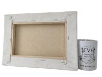 Alternative view of Vintage Italian Venice Coastal Sunrise Sailing Fishing Boats Painting Oil Skyline Marina Harbour Coast On Canvas Mafonso circa 1980's / EVE