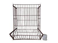 Alternative view of Vintage French Apple Potato Fruit Vegetable Storage Metal Wire Traditional Garden Gardening Large Storing Basket c1960s / EVE