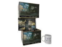 Alternative view of Vintage French Paris Coq Blanc Bon Bons Large Tin Box storage container biscuit sweets confectionary chocolate circa 1950-60's / EVE