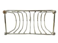 Alternative view of Vintage French Fois Gras Duck Pate Toast Rack Serving breakfast table letter stand display circa 1980/90's / EVE