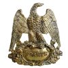 Antique French Forets Napoleonic Eagle Crest Metal Bronze Brass Stand Metal Ornament Stand Display Decor c1850-1900's / EVE