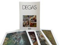 Vintage French Four Prints Degas Great Master Print Collection In Envelope Framing Display Artwork Descriptions French c1980's / EVE