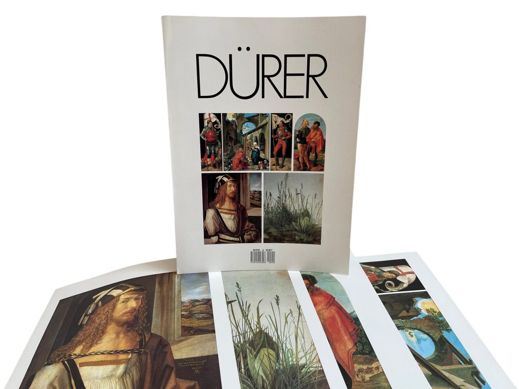 Vintage French Four Prints Durer Great Master Painting Print Collection Envelope Framing Display Artwork Descriptions c1980’s / EVE