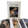 Vintage French Four Prints Goya Great Master Painting Print Collection Envelope Framing Display Artwork Descriptions c1980's / EVE