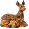 Vintage French Ceramic Deer Lidded Terrine Pate Pot Store Container Ornament Kitchen Storage Serving c1960-70's / EVE Europe