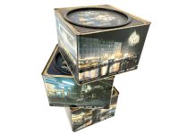 Vintage French Paris Coq Blanc Bon Bons Large Tin Box storage container biscuit sweets confectionary chocolate circa 1950-60's / EVE