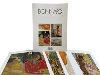 Vintage French Four Prints Bonnard Great Master Print Collection In Envelope Framing Display Artwork Descriptions French c1980's / EVE