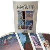 Vintage French Four Prints Magritte Great Master Painting Print Collection Envelope Framing Display Artwork Descriptions c1980's / EVE