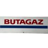 Vintage French Metal Butagaz Advertising Gas Wall Hanging Display Commercial Prop Exterior Sign Garage Man Cave c1990-00's / EVE