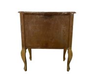 Alternative view of Vintage Italian Florentine Florence Gold Balsa Wood Ornately Decorated Small Side Table Cupboard Chest Of Drawers Stand c1950-60's / EVE