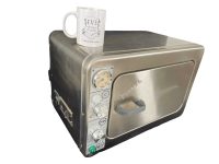 Alternative view of Vintage French Dentist Steriliser Dental Surgery Medical Operation Surgery Tools Cleaner Trays Doctor Unique Display Prop c1970-80's / EVE