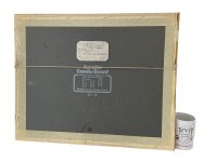 Alternative view of Vintage English Painting Acrylic Winter Graubunden C. R. Elliott Skyline Alpes Maritimes Scenic On Board Wood Canvas c1980's / EVE