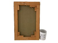 Alternative view of Vintage English Painting Oil Boat Nocturnal Ray Martin Skyline Rowing Boat River Estuary Scenic On Canvas c1980's / EVE