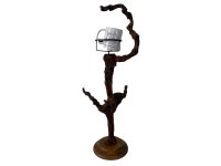 Alternative view of Vintage Plant Pot Or Ashtray French Vine Branch Large Free Standing Wooden Wood Armchair Style Pedestal Plinth Prop Display c1950-60's / EVE