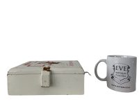 Alternative view of Vintage French Metal Medical First Aid Medicine Equipment Storage Cabinet Storage Box Kit Container Display c1970-80's / EVE