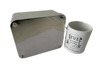 Alternative view of Vintage French Metal Medical First Aid Medicine Equipment Storage Cabinet Storage Box Kit Container Display c1980-90's / EVE