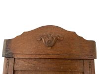 Alternative view of Vintage French Clock Case Top Display Cabinet collections curio oddity unusual presentation wood glass window circa 1930's / EVE