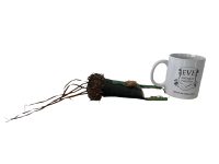 Alternative view of Vintage African Tuareg Niger Leather Purse Container Wallet Tribal Art Ivory Coast Decorative Display Piece c1960-70's / EVE