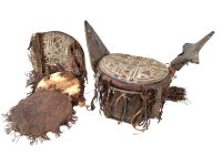 Vintage African Tamzak Touareg Niger Region Arabian Bedouin Camel Saddle Stool Desert Wooden Wood Chair Stand Display Seating c1940's / EVE