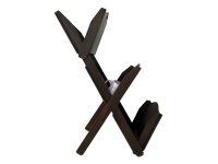 Vintage French Wood Menu Book Programme Art Work Magazine Leaflet Stand Rest Display Restaurant Cafe Traditional c1980-90's / EVE