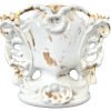 Antique French Marriage Wedding Bud Vase Ceramic Globe de Marie Mairee Globe Gift Dome Presentation Decorative c1850-1900's / EVE