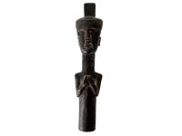 Vintage African Rwandan Wooden Brown Natural Wood Man Scar Figurine Standing Ornament Tribal Carving Statue Decor Display c1960-70’s / EVE Vintage African Rwandan Wooden Brown Natural Wood Man Scar Figurine Standing Ornament Tribal Carving Statue Decor Display c1960-70's / EVE