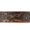 Vintage French Hand Carved Panel decor decorative wood wooden furniture wall hanging display circa 1960s / EVE