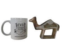 Alternative view of Vintage African Small Figurine Statue Primitive Art Soap Stone Soapstone Carving Ornament Decorative Display Dromedary c1980-90's / EVE