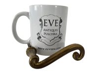 Alternative view of Vintage French Single Door Cupboard Furniture Handle With Bar Brass circa 1970-80's / EVE