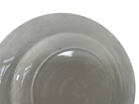 Alternative view of Vintage French Ceramic White Blue Gold Saucer Small Serving Bowl Dish Lunch Sandwich Side Plate c1950-60's / EVE