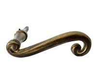Vintage French Single Door Cupboard Furniture Handle With Bar Brass circa 1970-80's / EVE
