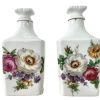 Vintage French Limoges Limosanit Chapus Freres White Blue Lidded Pot Ceramic Serving Display Traditional Storage DAMAGED c1950-60's / EVE