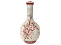 Vintage French Ceramic Vase planter pot jug vase urn storage display ornament decanter flask circa 1950's / EVE