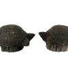 Vintage French Tortoise Small Clothes Brush Resin Set Of Two circa 1990's / EVE