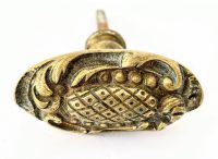 Antique French Single Door Cupboard Furniture Handle Brass circa 1910-20's / EVE