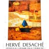Vintage French Herve Desache Galerie Got Paris Gallery Original Exhibition Poster Wall Decor Painting Display Display c1996 / EVE