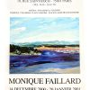 Vintage French Monique Faillard Galerie Saint-Roch Paris Gallery Original Exhibition Poster Wall Decor Painting Display c2000 / EVE