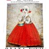 Vintage French Oxana Yambykh Galerie Natalie Boldyreff Paris Gallery Original Exhibition Poster Wall Decor Painting Display c2000 / EVE