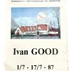Vintage Dutch Expo Ivan Good Presences 1 Art Gallery Original Exhibition Poster Wall Decor Painting Display c1987 / EVE