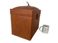 Alternative view of Antique French Metal Coffret Storage Safety Box Paperwork Valuables Jewellery Knick Knacks Case Display Table circa 1910-20's / EVE