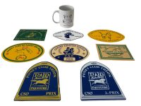 Alternative view of Vintage French Agriculture Horse Pony Collection Job Lot Prix Prize Shield Plaque plastic prize trophy wall decor display c1980-90's / EVE