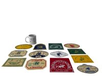 Alternative view of Vintage French Agriculture Horse Pony Collection Job Lot Prix Prize Shield Plaque plastic prize trophy wall decor display c1980-90's / EVE