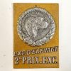 Vintage French Dog Show Club Du Griffon Vendeen 2nd Prize Club Shield Plaque metal prize trophy prize wall decor display c1980-90's / EVE