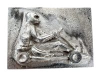 Vintage French Go Kart Plaque metal prize trophy prize wall decor display circa 1980-90's / EVE