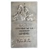Vintage French Dog Show Prize Brive Correze Shield Plaque metal prize trophy prize wall decor display circa 1980-90's / EVE