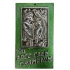 Vintage French Bird Show Prize AOCC Caen Champion Shield Plaque metal prize trophy prize wall decor display circa 1984 / EVE